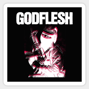 listen to godflesh Sticker